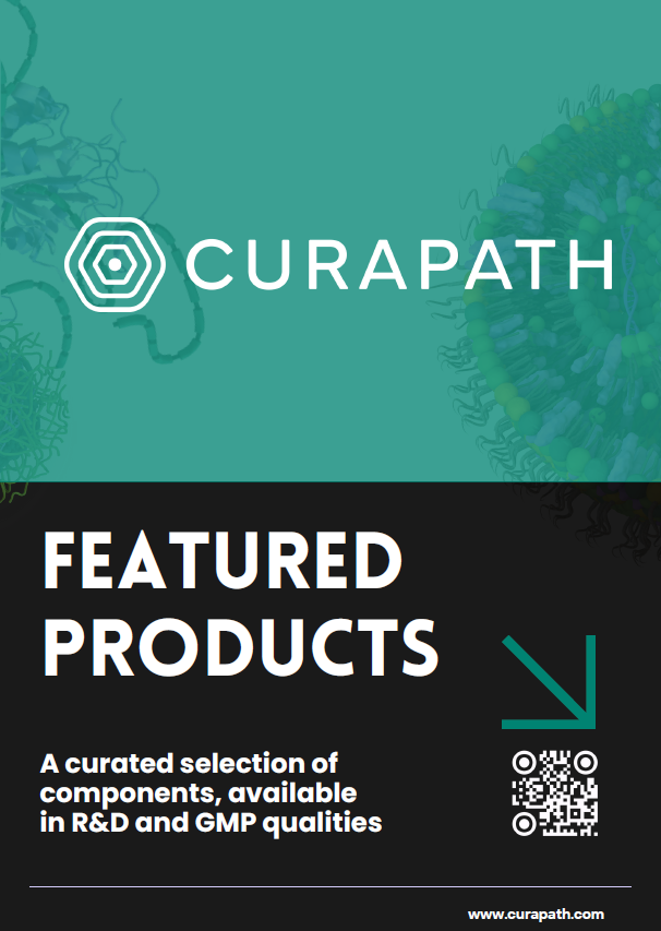 Curapath featured LNP components catalog – shielding lipids and ionizable lipids